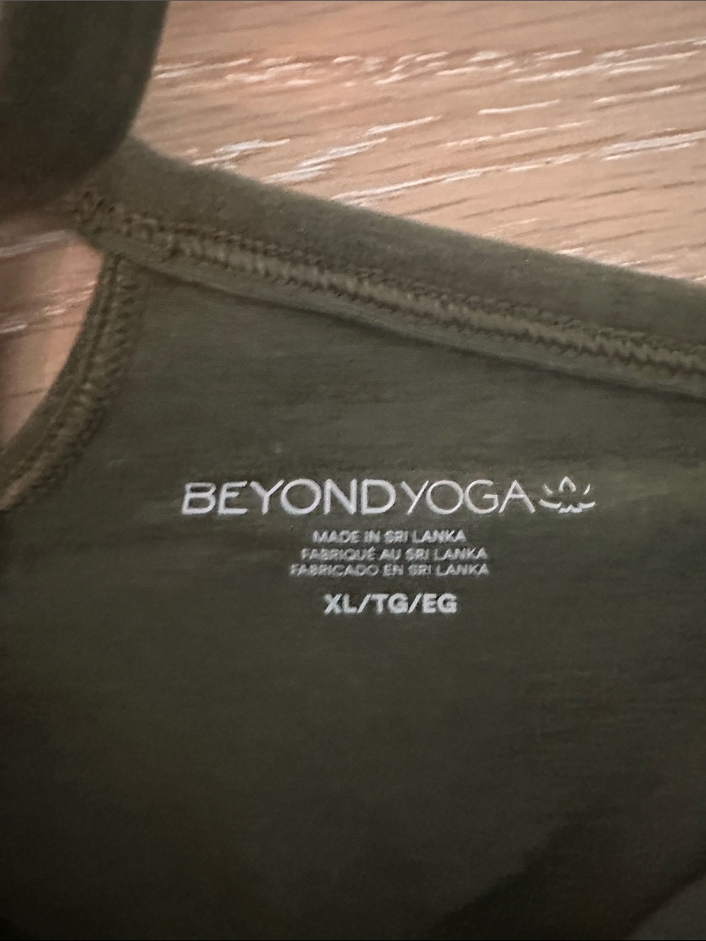 Beyond Yoga Olive Green Double-Strap Cropped Camisole - Picture 2 of 7